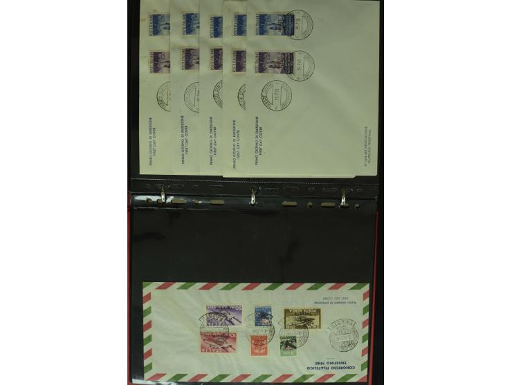1840/1970, umfangreicher Posten Briefe, Karten, Ganzsachen und FDC, dabei Reco, Luftpost, Ansichtskarten etc., dabei auch ein