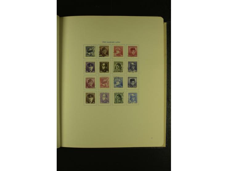 1918/1965, am Anfang meist ungebrauchte und gestempelte Sammlung in 2 Vordruckalben mit einigen Aufdruck- und Flugpost-Ausgab