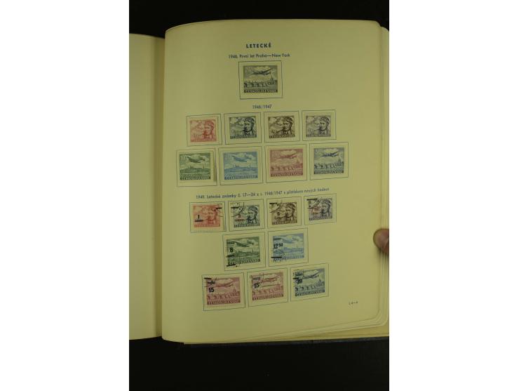1918/1965, am Anfang meist ungebrauchte und gestempelte Sammlung in 2 Vordruckalben mit einigen Aufdruck- und Flugpost-Ausgab