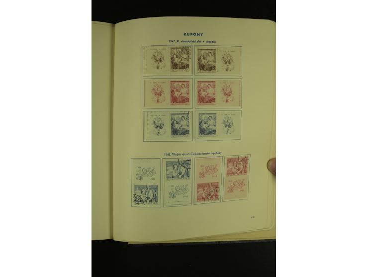1918/1965, am Anfang meist ungebrauchte und gestempelte Sammlung in 2 Vordruckalben mit einigen Aufdruck- und Flugpost-Ausgab
