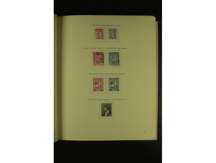 1918/1965, am Anfang meist ungebrauchte und gestempelte Sammlung in 2 Vordruckalben mit einigen Aufdruck- und Flugpost-Ausgab