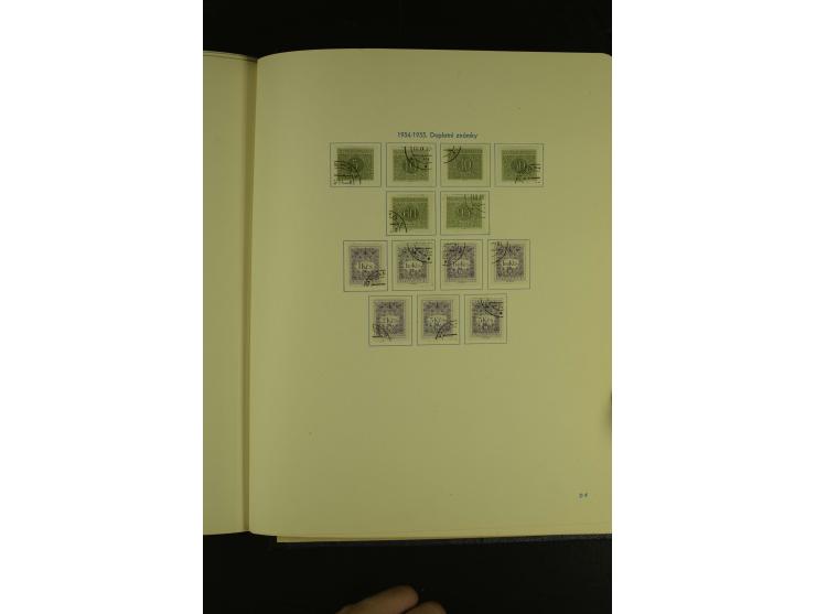 1918/1965, am Anfang meist ungebrauchte und gestempelte Sammlung in 2 Vordruckalben mit einigen Aufdruck- und Flugpost-Ausgab