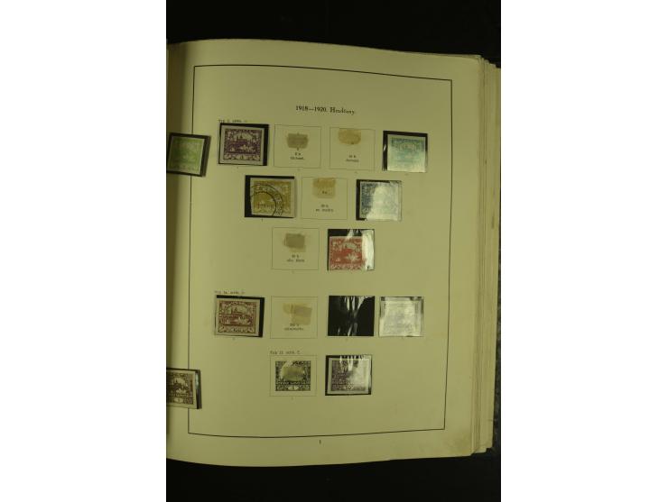 1918/1965, am Anfang meist ungebrauchte und gestempelte Sammlung in 2 Vordruckalben mit einigen Aufdruck- und Flugpost-Ausgab