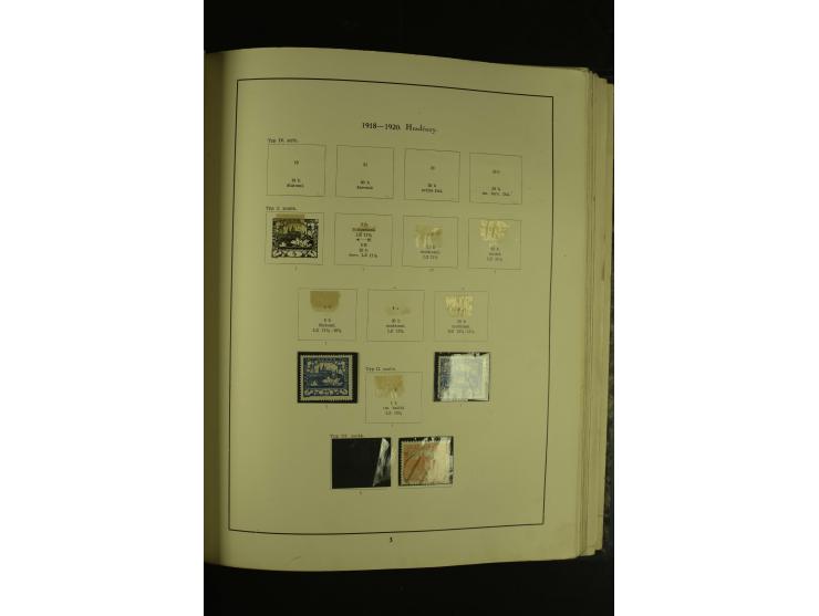1918/1965, am Anfang meist ungebrauchte und gestempelte Sammlung in 2 Vordruckalben mit einigen Aufdruck- und Flugpost-Ausgab