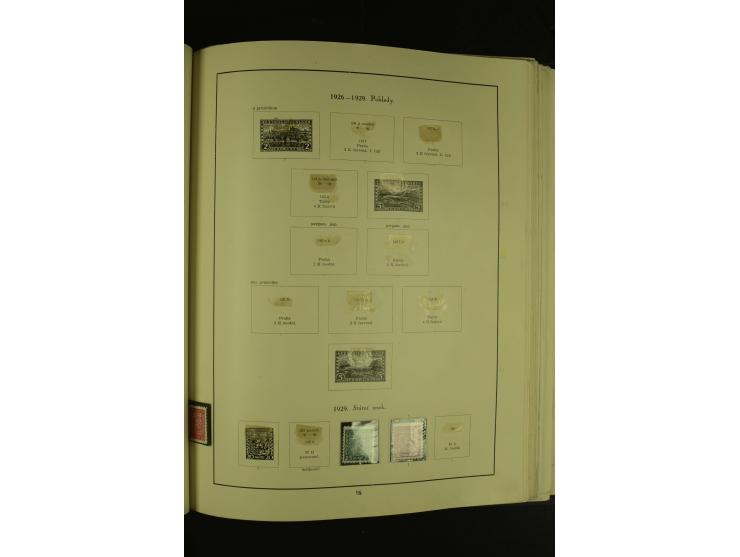 1918/1965, am Anfang meist ungebrauchte und gestempelte Sammlung in 2 Vordruckalben mit einigen Aufdruck- und Flugpost-Ausgab