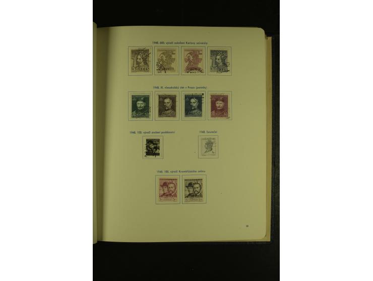 1918/1965, am Anfang meist ungebrauchte und gestempelte Sammlung in 2 Vordruckalben mit einigen Aufdruck- und Flugpost-Ausgab