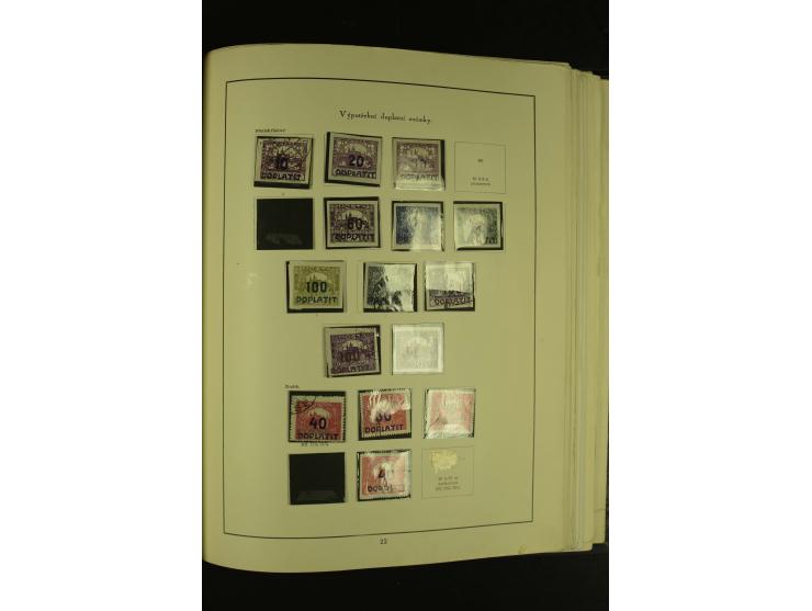 1918/1965, am Anfang meist ungebrauchte und gestempelte Sammlung in 2 Vordruckalben mit einigen Aufdruck- und Flugpost-Ausgab