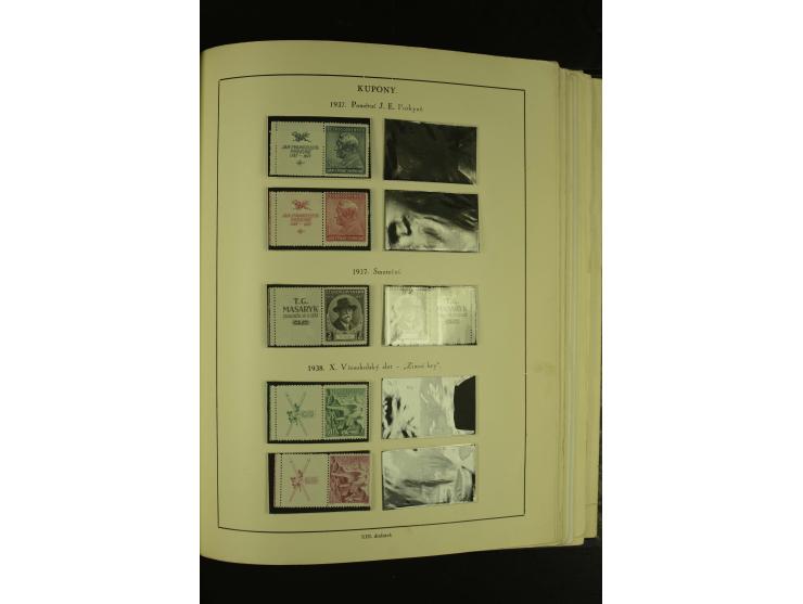 1918/1965, am Anfang meist ungebrauchte und gestempelte Sammlung in 2 Vordruckalben mit einigen Aufdruck- und Flugpost-Ausgab