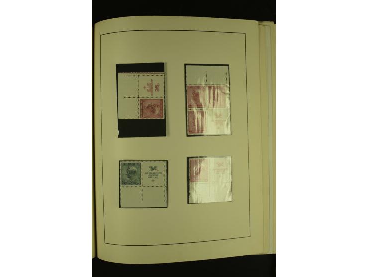 1918/1965, am Anfang meist ungebrauchte und gestempelte Sammlung in 2 Vordruckalben mit einigen Aufdruck- und Flugpost-Ausgab