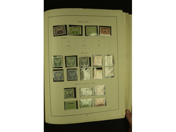 1918/1965, am Anfang meist ungebrauchte und gestempelte Sammlung in 2 Vordruckalben mit einigen Aufdruck- und Flugpost-Ausgab
