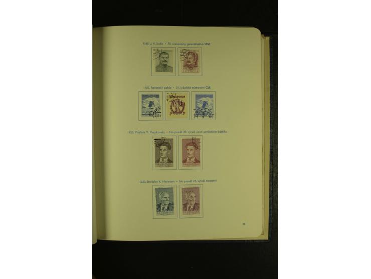 1918/1965, am Anfang meist ungebrauchte und gestempelte Sammlung in 2 Vordruckalben mit einigen Aufdruck- und Flugpost-Ausgab