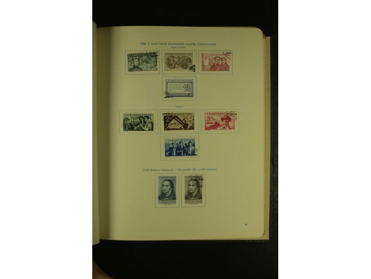 1918/1965, am Anfang meist ungebrauchte und gestempelte Sammlung in 2 Vordruckalben mit einigen Aufdruck- und Flugpost-Ausgab