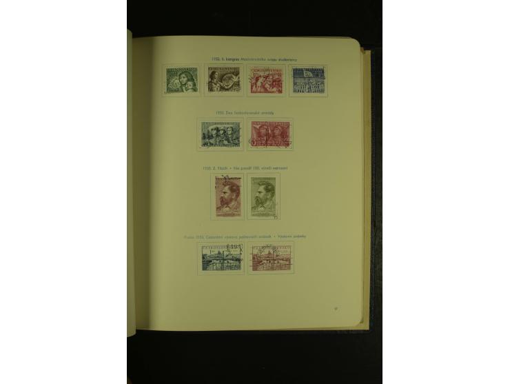 1918/1965, am Anfang meist ungebrauchte und gestempelte Sammlung in 2 Vordruckalben mit einigen Aufdruck- und Flugpost-Ausgab
