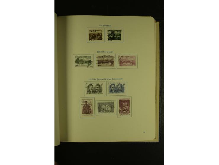 1918/1965, am Anfang meist ungebrauchte und gestempelte Sammlung in 2 Vordruckalben mit einigen Aufdruck- und Flugpost-Ausgab