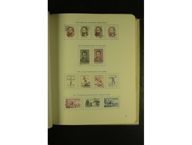 1918/1965, am Anfang meist ungebrauchte und gestempelte Sammlung in 2 Vordruckalben mit einigen Aufdruck- und Flugpost-Ausgab