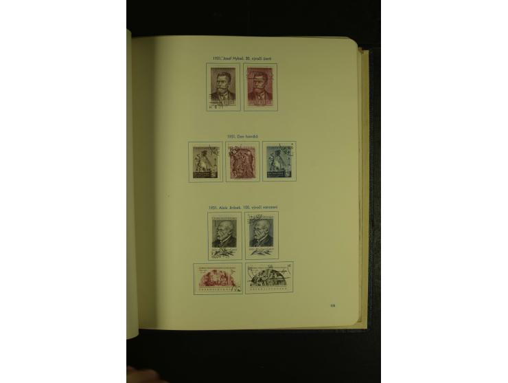 1918/1965, am Anfang meist ungebrauchte und gestempelte Sammlung in 2 Vordruckalben mit einigen Aufdruck- und Flugpost-Ausgab
