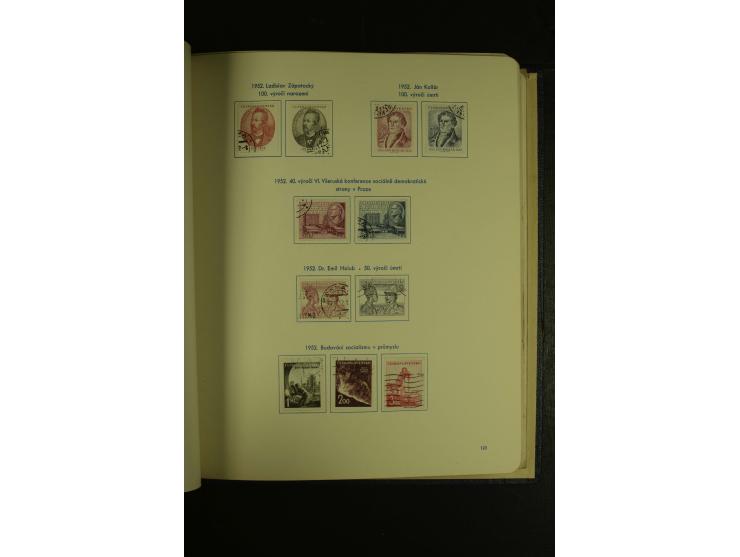 1918/1965, am Anfang meist ungebrauchte und gestempelte Sammlung in 2 Vordruckalben mit einigen Aufdruck- und Flugpost-Ausgab