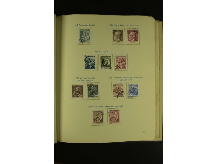 1918/1965, am Anfang meist ungebrauchte und gestempelte Sammlung in 2 Vordruckalben mit einigen Aufdruck- und Flugpost-Ausgab