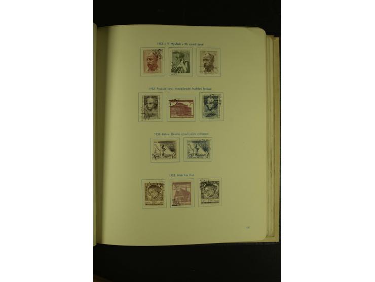 1918/1965, am Anfang meist ungebrauchte und gestempelte Sammlung in 2 Vordruckalben mit einigen Aufdruck- und Flugpost-Ausgab