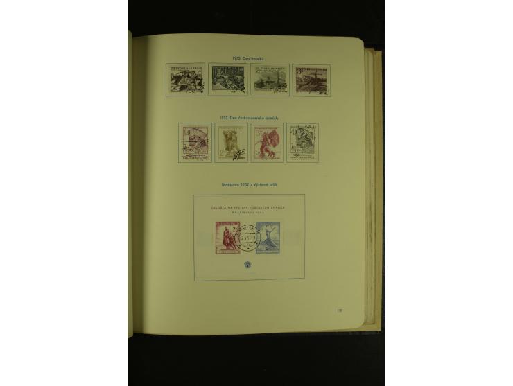 1918/1965, am Anfang meist ungebrauchte und gestempelte Sammlung in 2 Vordruckalben mit einigen Aufdruck- und Flugpost-Ausgab