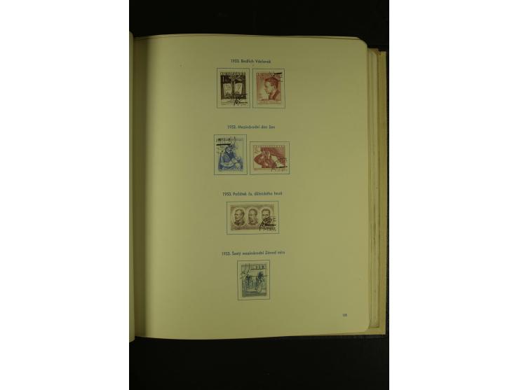 1918/1965, am Anfang meist ungebrauchte und gestempelte Sammlung in 2 Vordruckalben mit einigen Aufdruck- und Flugpost-Ausgab