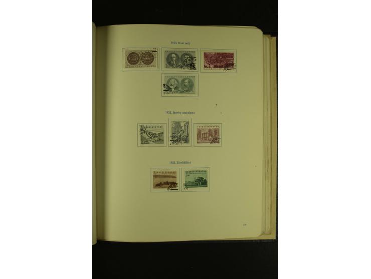 1918/1965, am Anfang meist ungebrauchte und gestempelte Sammlung in 2 Vordruckalben mit einigen Aufdruck- und Flugpost-Ausgab