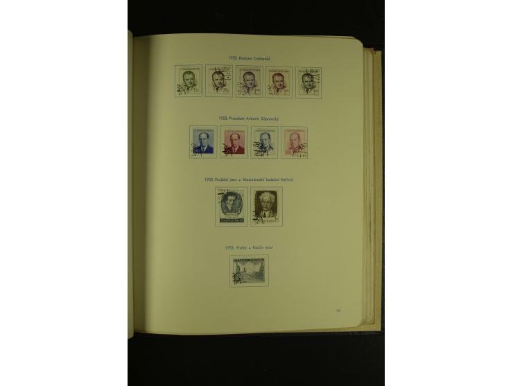 1918/1965, am Anfang meist ungebrauchte und gestempelte Sammlung in 2 Vordruckalben mit einigen Aufdruck- und Flugpost-Ausgab
