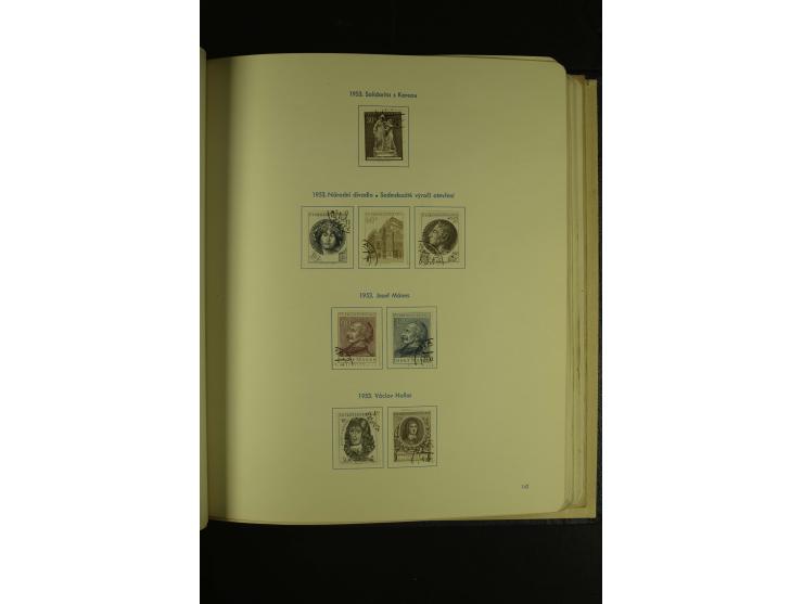 1918/1965, am Anfang meist ungebrauchte und gestempelte Sammlung in 2 Vordruckalben mit einigen Aufdruck- und Flugpost-Ausgab
