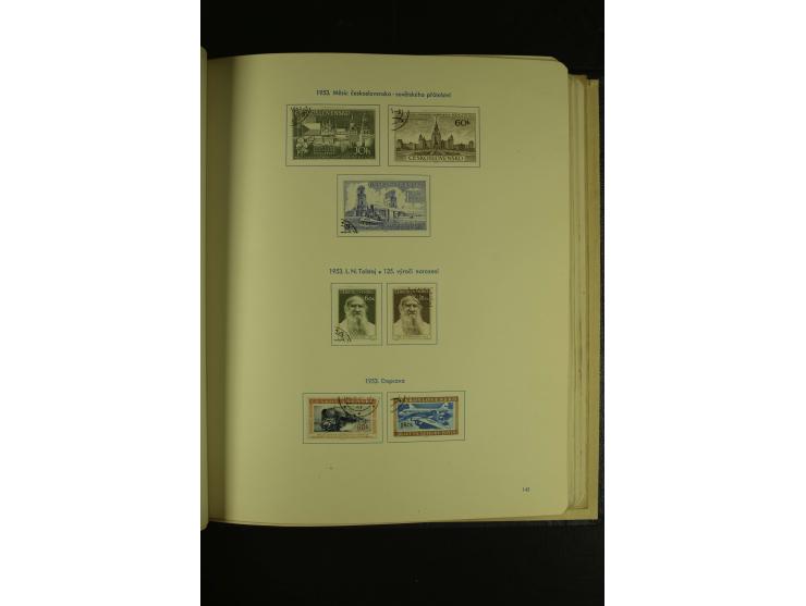 1918/1965, am Anfang meist ungebrauchte und gestempelte Sammlung in 2 Vordruckalben mit einigen Aufdruck- und Flugpost-Ausgab