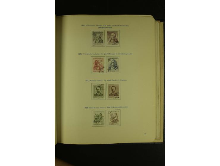 1918/1965, am Anfang meist ungebrauchte und gestempelte Sammlung in 2 Vordruckalben mit einigen Aufdruck- und Flugpost-Ausgab