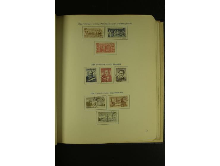 1918/1965, am Anfang meist ungebrauchte und gestempelte Sammlung in 2 Vordruckalben mit einigen Aufdruck- und Flugpost-Ausgab