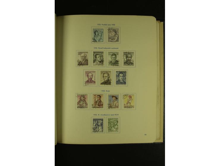 1918/1965, am Anfang meist ungebrauchte und gestempelte Sammlung in 2 Vordruckalben mit einigen Aufdruck- und Flugpost-Ausgab