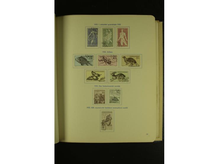 1918/1965, am Anfang meist ungebrauchte und gestempelte Sammlung in 2 Vordruckalben mit einigen Aufdruck- und Flugpost-Ausgab