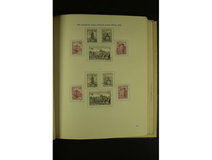 1918/1965, am Anfang meist ungebrauchte und gestempelte Sammlung in 2 Vordruckalben mit einigen Aufdruck- und Flugpost-Ausgab