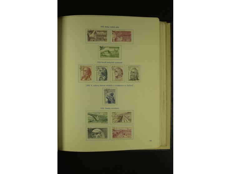 1918/1965, am Anfang meist ungebrauchte und gestempelte Sammlung in 2 Vordruckalben mit einigen Aufdruck- und Flugpost-Ausgab