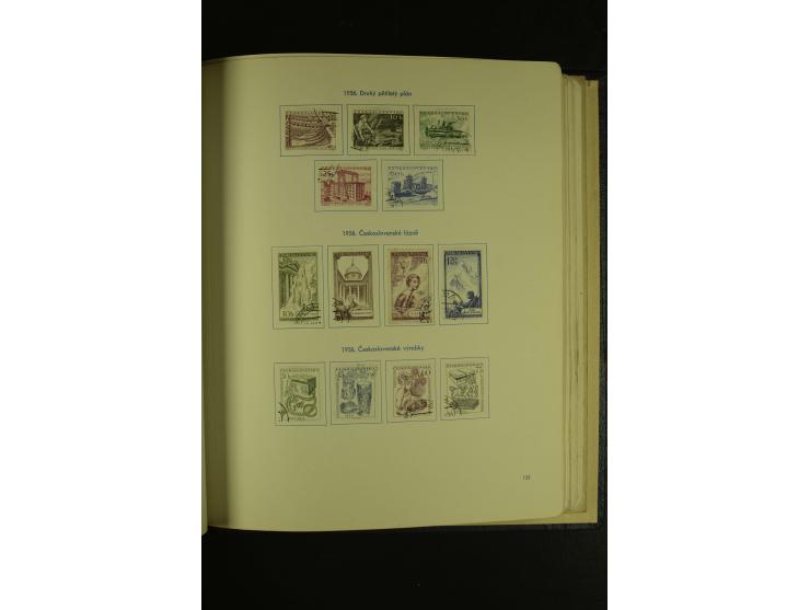 1918/1965, am Anfang meist ungebrauchte und gestempelte Sammlung in 2 Vordruckalben mit einigen Aufdruck- und Flugpost-Ausgab