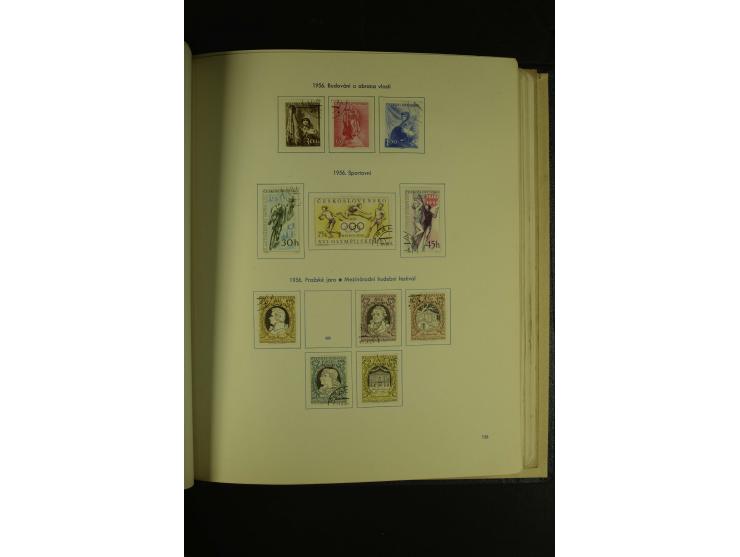 1918/1965, am Anfang meist ungebrauchte und gestempelte Sammlung in 2 Vordruckalben mit einigen Aufdruck- und Flugpost-Ausgab