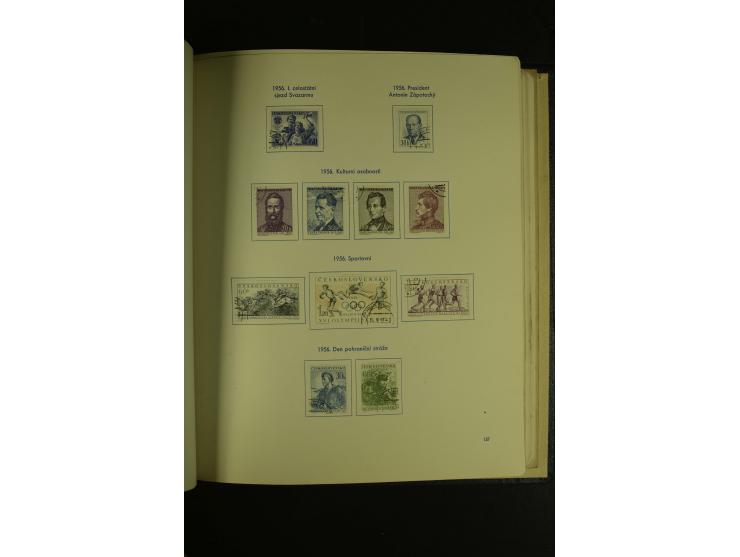 1918/1965, am Anfang meist ungebrauchte und gestempelte Sammlung in 2 Vordruckalben mit einigen Aufdruck- und Flugpost-Ausgab