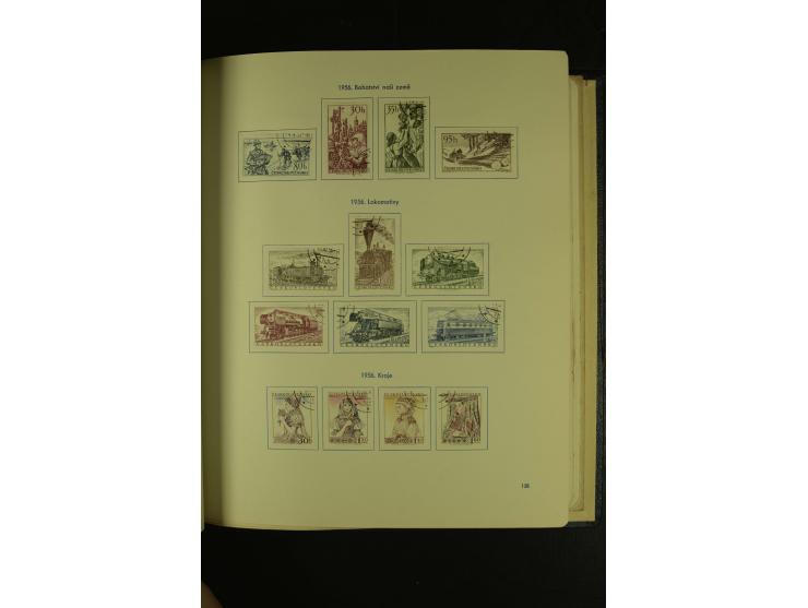 1918/1965, am Anfang meist ungebrauchte und gestempelte Sammlung in 2 Vordruckalben mit einigen Aufdruck- und Flugpost-Ausgab