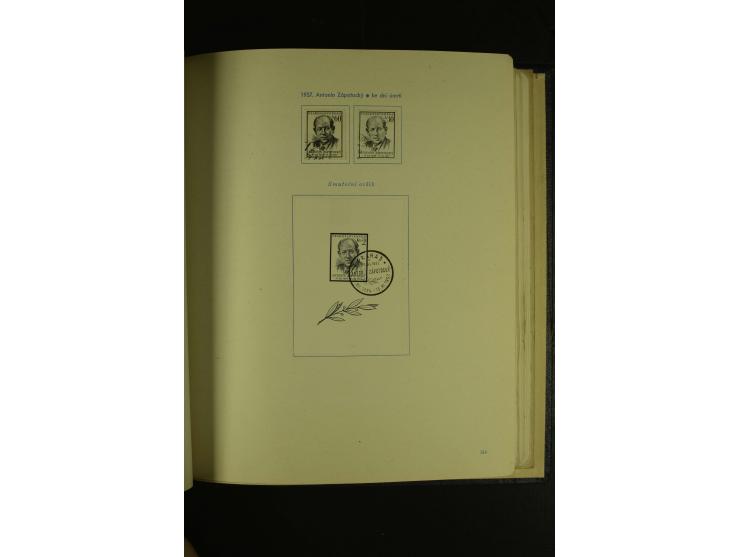 1918/1965, am Anfang meist ungebrauchte und gestempelte Sammlung in 2 Vordruckalben mit einigen Aufdruck- und Flugpost-Ausgab