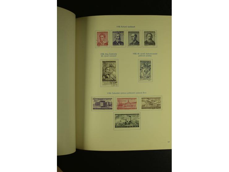 1918/1965, am Anfang meist ungebrauchte und gestempelte Sammlung in 2 Vordruckalben mit einigen Aufdruck- und Flugpost-Ausgab