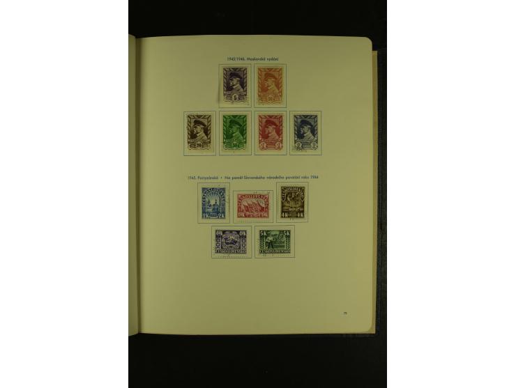 1918/1965, am Anfang meist ungebrauchte und gestempelte Sammlung in 2 Vordruckalben mit einigen Aufdruck- und Flugpost-Ausgab