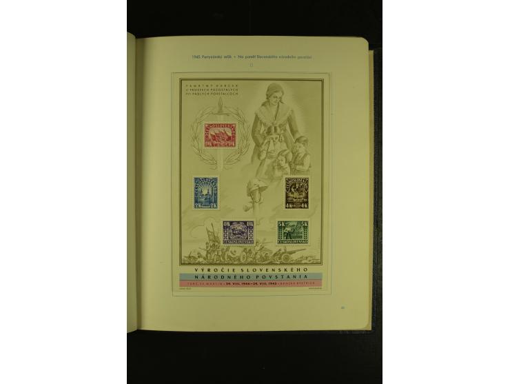 1918/1965, am Anfang meist ungebrauchte und gestempelte Sammlung in 2 Vordruckalben mit einigen Aufdruck- und Flugpost-Ausgab