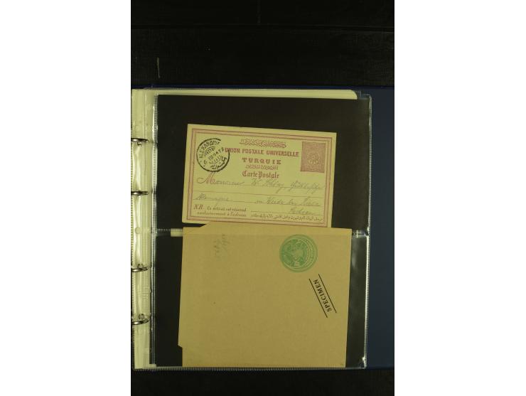 1885/1926 (ca.), Partie Briefe, Karten und Ganzsachen, dabei Lost Territories