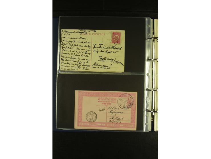 1885/1926 (ca.), Partie Briefe, Karten und Ganzsachen, dabei Lost Territories