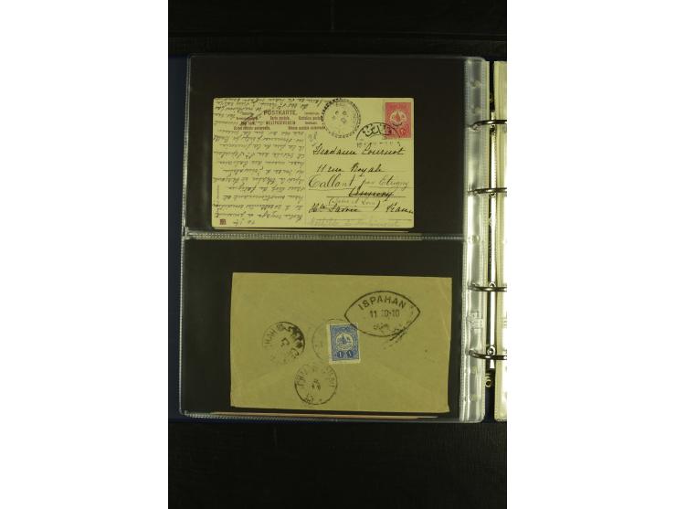 1885/1926 (ca.), Partie Briefe, Karten und Ganzsachen, dabei Lost Territories