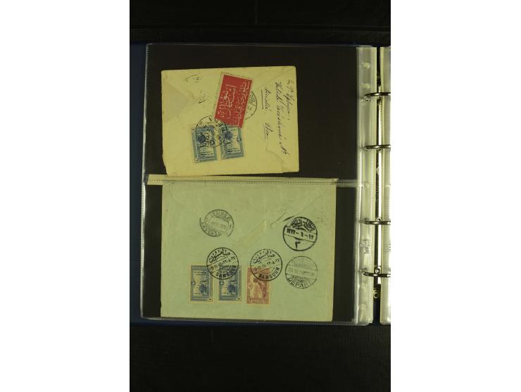 1885/1926 (ca.), Partie Briefe, Karten und Ganzsachen, dabei Lost Territories