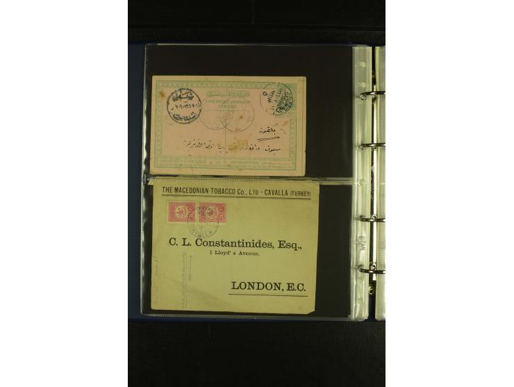 1885/1926 (ca.), Partie Briefe, Karten und Ganzsachen, dabei Lost Territories