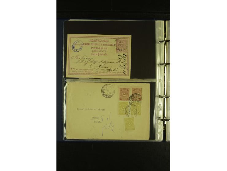 1885/1926 (ca.), Partie Briefe, Karten und Ganzsachen, dabei Lost Territories