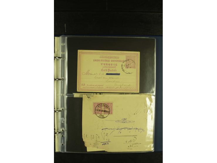 1885/1926 (ca.), Partie Briefe, Karten und Ganzsachen, dabei Lost Territories